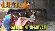 How to Break a Ball Joint Free - 4 Different Ways