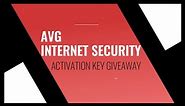 Free AVG Internet Security 2024 Key Giveaway! 🎁 1 Year, 1 PC License | Limited Time!