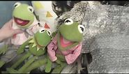 Package opening Kermit the frog plushies