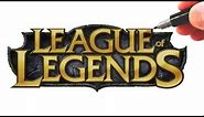 How to Draw the LEAGUE of LEGENDS Logo