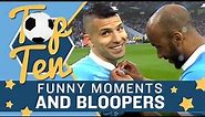 Top 10 Funny Moments & Bloopers | Manchester City | 2015/16