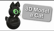 3D Model a Cat in Fusion 360- Beginners (Sketching and creating Bodies)