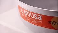IMUSA USA Traditional Aluminum Colombian Natural Caldero Cookware, 3.7 Quart, Silver