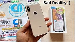 Refurbished iPhone XS From Cellbuddy | Unboxing & Detailed Review | SAD TRUTH! (HINDI)