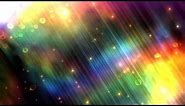 60FPS HD Background Rainbow Flares Bubble Strips Animation