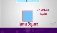 Square | Square Objects | Examples of Square Shape | Geometry Shapes | Math #shorts