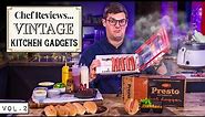 A Chef Reviews VINTAGE Kitchen Gadgets from History Vol.2 | Sorted Food