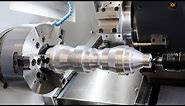 Fastest CNC Lathe Turning Machine Working, Amazing CNC Milling Machine Modern Technology