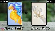 Honor pad 8 vs Honor pad 9
