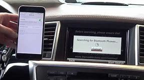 How to Pair an iPhone to a Mercedes Benz via Bluetooth