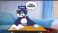 Students vs Exams | Funny Meme | Tom & Jerry | Edits MukeshG