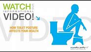 Squatty Potty® toilet stool: How toilet posture affects your health