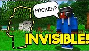 INVISIBLE SKIN FOR MCPE!