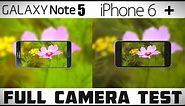 Galaxy Note 5 vs iPhone 6 - Detailed Camera Test