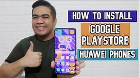 How to install Google Play Store on your Huawei Phone | Nova 7 | Nova 8 SE | Y9a | Mate 40 | Y7a