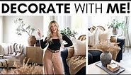 HOW TO STYLE YOUR SPACE || EASY HOME DECORATING IDEAS || DECORATING TIPS || DECORATE WITH ME