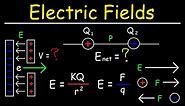 Electric Field Due To Point Charges - Physics Problems