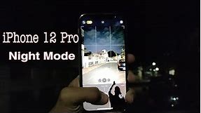 iPhone 12 Pro Night Mode 🌃 #iPhone12Pro