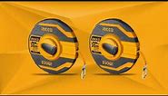 Ingco Fiberglass Measuring Tape 30M/100Ft 12.5Mm Blade Width HFMT8130