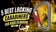 Best Locking Carabiners For Rock Climbing 2024, Best Locking Carabiners, Locking Carabiners
