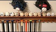DIY Baseball Bat Holder for Wall