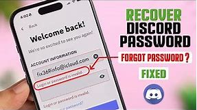 How To Change Discord Password if You Forgot It! [Reset Password]