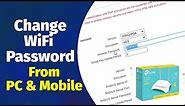 How to Change TP Link WiFi Password (From PC and Mobile)