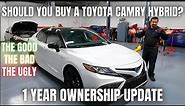 Should you buy a Toyota Camry Hybrid? 1 Year Ownership Update