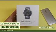 LG Watch Sport Unboxing & Initial Setup