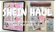 SHEIN HAUL | ipad Pro accessories for university ,note taking ,journaling ,planning !