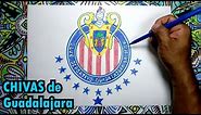 Aprende a dibujar el escudo de Chivas de Guadalajara de Mexico