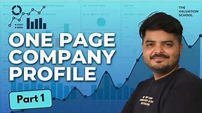 One Page Company Profile | Step by Step | Part 1