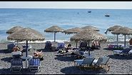 Santorini Greece Black Sand Beach Perissa