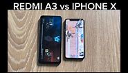iPhone X vs Redmi A3 - Speed Test (4K)
