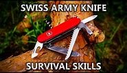 Survival Tips and Bushcraft Skills with Swiss Army Knife