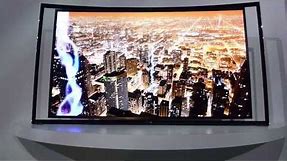First Look: Samsung's KN55S9C, a 55" curved OLED television