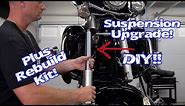 Harley-Davidson Front Fork Rebuild Kit & New Suspension Tutorial