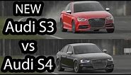 New Audi S3 vs Audi S4 Top Gear