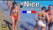 Nice,Beach Walk French Riviera [France 4K Ultra HD]