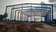 steel structure construction process step by step in site / skelton frame#civiltechconstructions