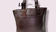 Coach '99 Vintage Medium Leather Brown Bleeker Handbag