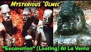 Highly Advanced "Olmec" / 1955 Looting "Excavation" of La Venta in Color / Artifacts & Architecture