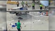 TARMAC TROUBLE: Catering cart loses control at O'Hare International Airport in Chicago | ABC7
