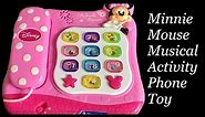 CLEMENTONI DISNEY MINNIE MOUSE Lights & Sound TOY TELEPHONE PLAY & LEARN PHONE