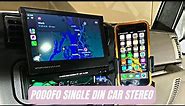 Podofo Single Din Car Stereo with Backup Camera How To Setup & User Manual | Top Car Stereo Receiver