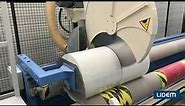 Automatic fast cutter or slitter for paper or laminated rolls