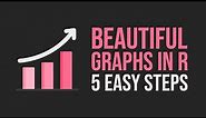 Make Beautiful Graphs in R: 5 Quick Ways to Improve ggplot2 Graphs