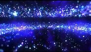 Fantastic Blue Particle - 4K Space Tour- Galaxy Wave Motion Background