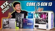 Intel 13th Gen Core i5-13600K Gaming PC Build 🔥| 4K Gameplay & Benchmarks 🕹 | Raptor Lake PC Build 🤩