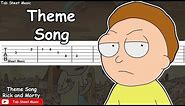 Rick and Morty - Theme Song Guitar Tutorial